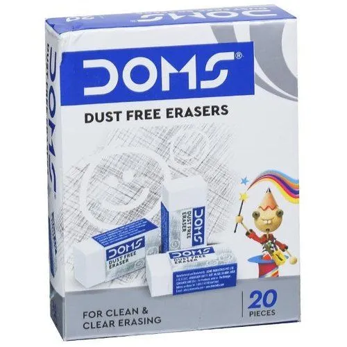 DOMS%20Non%20dust%20eraser%2020%20Pcs%20%20in%201%20pack%20-%20Image%205