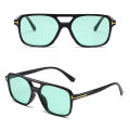 Woman Retro Brand Mirror Sun Glasses Female Black Yellow Fashion Candy Colors Oculos De Sol Feminino Vintage Square Sunglasses. 
