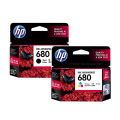 HP 680 Ink Adventage Cartridge-Complex Set (Black and Color) - Printer 1115, 1118, 2135, 2138, 3635, 3636, 3638, 4675, 4678 (Full Set). 
