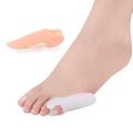 1 Pair Reusable Silicone Foot Finger Toe Separator Little Toe Thumb Valgus Protector Bunion Adjuster Guard Feet Care.