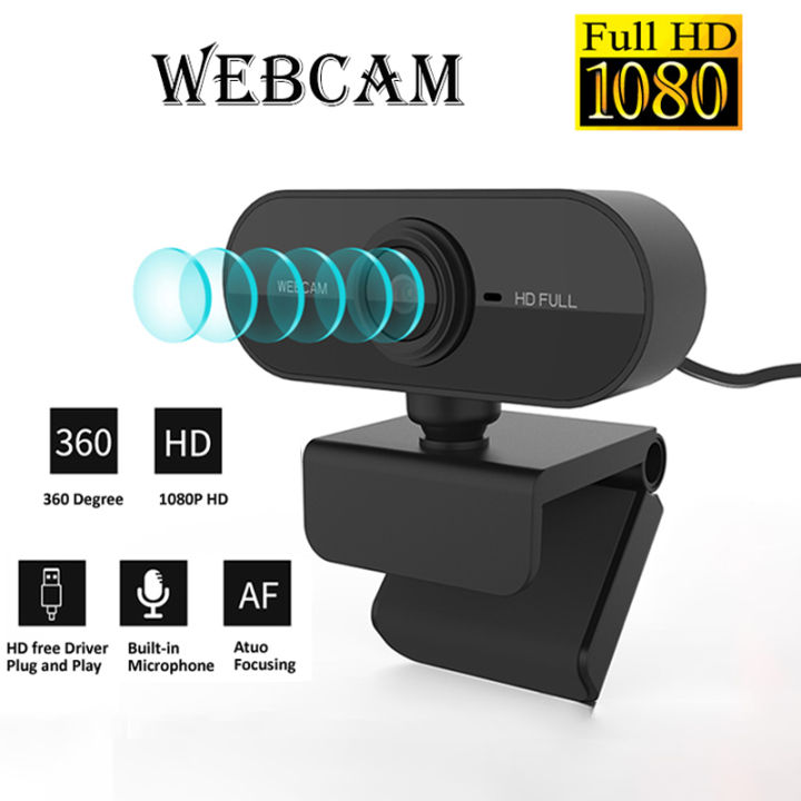 【Wireless】 1080P Full HD Mini Web Camera PC With Microphone USB Plug Support Desktop Suitable For Video Calls Conference Live Work