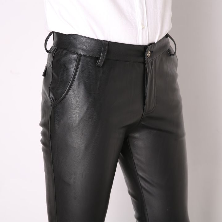 Thoshine%20Brand%20Spring%20Fall%20Men%20Leather%20Pants%20Slim%20Fit%20Pencil%20Pants%20Male%20Fashion%20PU%20Leather%20Trousers%20Motorcycle%20Pants%20Streetwear%20-%20Image%207
