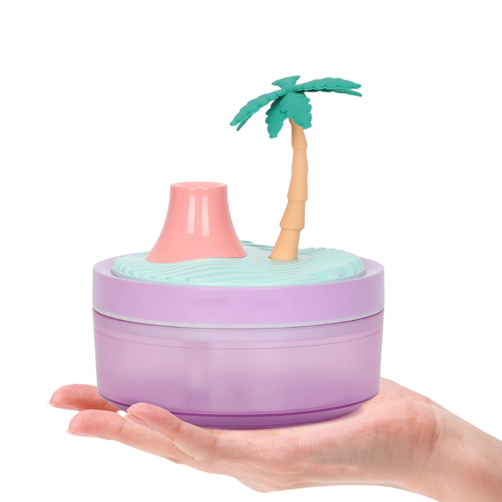 Cute Mini Humidifier Coconut Tree Desktop Humidifiers for Bedroom