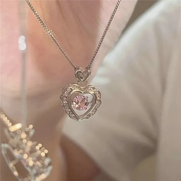 New%20Fashion%20Y2K%20Pink%20Crystal%20Bow%20Knot%20Pendant%20Necklaces%20Sparkling%20Zircon%20Heart%20Girls%20Fairy%20Sweet%20Clavicle%20Chain%20Women%20Jewelry%20-%20Image%207