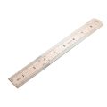 1pc Stainless Steel Metal Ruler Metric Rule Precision Double Sided Measuring Tool.