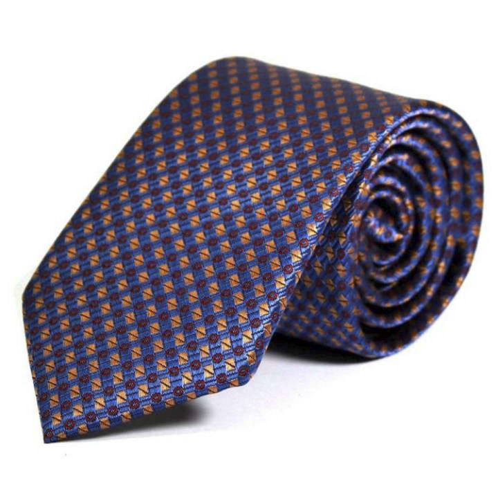 Medium Blue Stylish Silk Tie