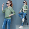 Women's Short Coat Women's Jacket Zip-up Shirt Small Coat Women's Jacket Korean Style Loose Student Baseball Uniform Double Layer Gary.