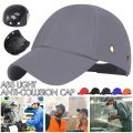 Work Safety Protective Helmet Bump Cap ABS Hard Inner Shell Baseball Hat For Work Factory Shop Carrying Head Protection. 
