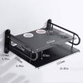 Wall Mount WiFi Router Self / TV Black Box Stand. 
