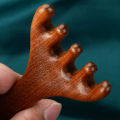 Enacolor Sandalwood Head Nose Bridge Massager Face Nose Wing Elevator Wood Comb Dredge Meridians and Points Lift Massage.