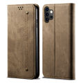【3C VictoryEagle】Luxury R slim leather flip cover Samsung Galaxy A32 5G case wallet stand magnetic book.