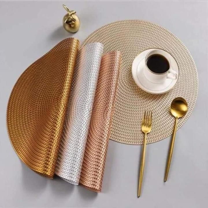PVC Round Dining Table Mats | Daraz.com.bd