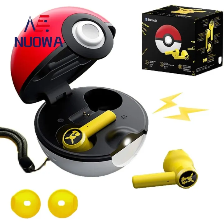Original Razer Hammerhead Pokemon TWS True Wireless Earbuds Bluetooth Earphones Pikachu Earbuds