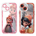 Disney Princess Girl Cute Cover Phone Case for Apple iPhone 15 Plus 13 Pro Max XR SE 14 Pro 8 X XS 11 12 Mini 7 6s. 