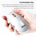 Acer Wireless Mouse Bluetooth and 2.4GHz Dual Modes Rechargeable RGB Ergonomic Silent Office Mice for Desktop Computer Laptop PC.