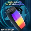 S12 Wireless Bluetooth Speakers Powerful Portable Sound Box Subwoofer Car Audio Bass MP3 Player Sound System LED Lights.