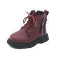 2022 Spring Autumn Winter Ankle Boots Light Girl Platform Shoes Burgundy Beige Black Boys Short Boots Super Cozy Shoes.