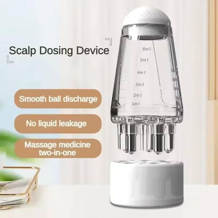 Essential Oil Applicator Head Scalp Massager