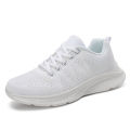 Cross-border plus size women's shoes fly woven mesh outdoor sports shoes for students casual and versatile running shoes for women are light and breathable.
