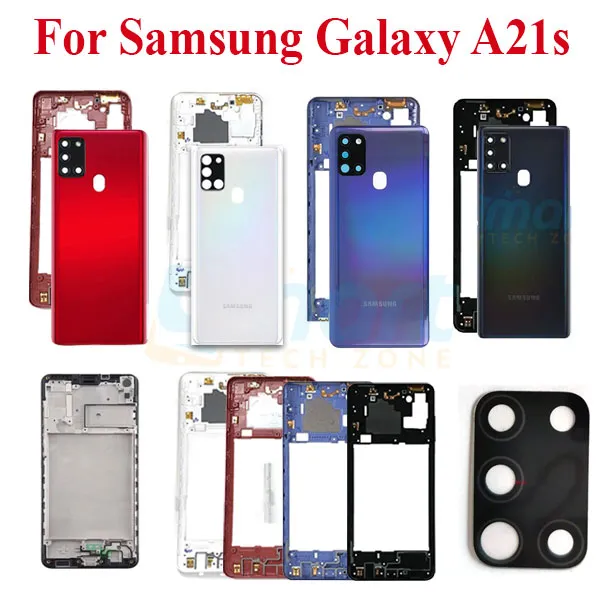 Samsung Galaxy A21s Full Body Housing With Camera Glass (LCD Frame,  Side/Middle Frame, Back Panel/Backshell) - Main Image
