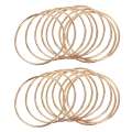 20 Pack 3 Inch Gold Dream Catcher Metal Rings Hoops Macrame Ring for Dreamcatchers and Crafts. 