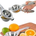Large Stainless Steel Manual Hand Lemon Juicer By Safe Zone. 