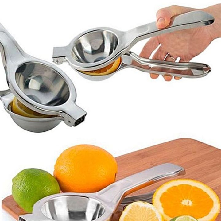 Large Stainless Steel Manual Hand Lemon Juicer By Safe Zone