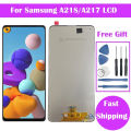6.5'' LCD Display For Samsung Galaxy A21s A217 A217F/DS LCD Display Touch Screen Digitizer Assembly With Frame Assembly.