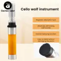 Cello Wolf Tone Eliminator, Cello Mute With Built-in Soft Paper Cloth, Internal Damping System, Magnetic Suction Design Cello Mute. 