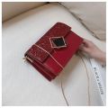 Summer small bag French small foreign gas chain bag female   fashion wild ins Messenger bag. 