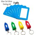 Blue Cut Glass Testing Light < Computer Glasses testing Kit- Mini anti blue glass UV light card test lamp test set case. 