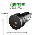 Supervooc Car Charger for Realme 11/10/9 Pro/C55/C35,Warp car adapter for OnePlus 11,Cigarette Lighter charger for OPPO Reno10. 