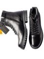 Leather Ankle boots | Biker Long Boots | Leather Black Zipper Boot - premium quality leather fashion boots.