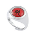 (New) anime Naruto akatuki ring haringan Itachi Auke Deidara Obito Ninja uniex Halloween Coplay acceory gift. 