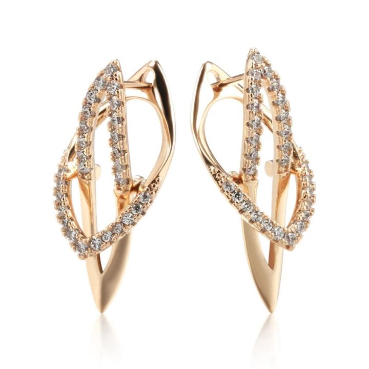 JULYDREAM%20Full%20Zircon%20Personality%20English%20Lock%20Women%20Pendant%20Earrings%20585%20Gold%20Color%20Sparkling%20Dangle%20Jewelry%20Wedding%20Matching%20-%20Image%206