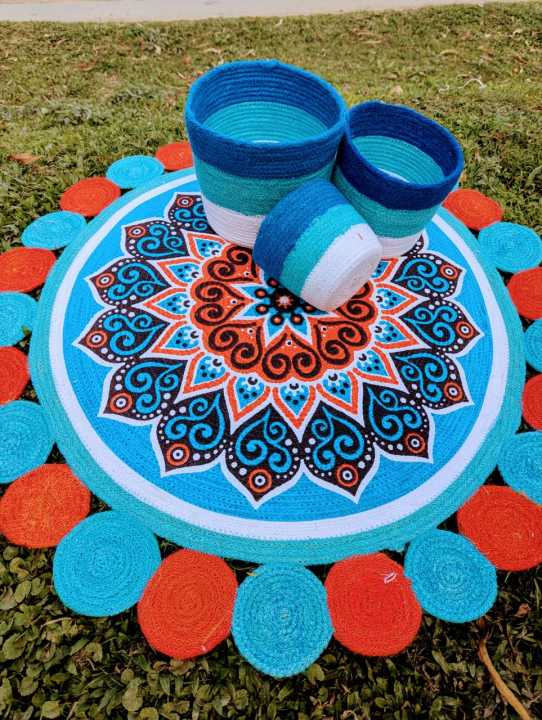 3ft%20Cotton%20Print%20Floor%20Mat/Rugs%201p%20+%203p%20Basket%20set%20(4p%20set)%20-%20Image%206