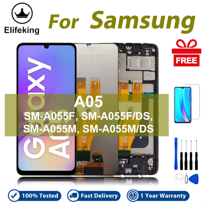 Grade AAA++ Quality LCD For Samsung Galaxy A05 Display Touch Screen Digitizer Assembly Replacement Parts 100% Tested