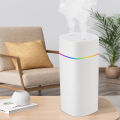 600ML Dual Spray Air Humidifier with Night Light – Silent Cool Mist Diffuser & Air Purifier for Home, Office, Bedroom, and Car". 