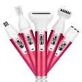 5 in 1 Electric Hair Remover Rechargeable Lady Shaver Nose Hair Trimmer Eyebrow Shaper Leg Armpit Bikini Trimmer Women Epilator.