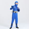 Anime Boys NINJA Cosplay Costume Jumpsuit Outfits Fantasia Children Boys Halloween Performance Samurai Costume Ninja costume.