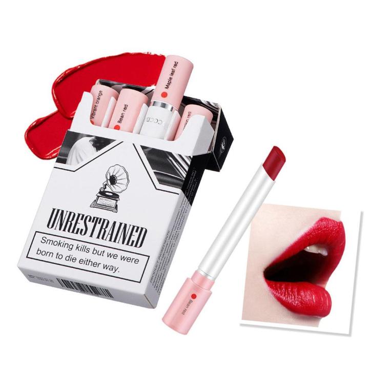 4pcs/1box Lip Gloss Set Waterproof Long-wear Liquid Lipstick Lip Colour Lips Daily Makeup Women Cosmetics