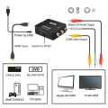 HDMI to AV HDMI To Old TV RCA AV/CVBS Adapter HDMI2AV Video Converter Support NTSC PAL. 