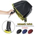 Automatic Wind Resistant Umbrella Rain Women Big 3Folding Double Layer Umbrella Men Large Travel Windproof Outdoor Umbrella Gift.
