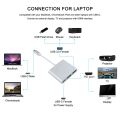 Type-C HUB USB C To HDMI Cable Adapter Splitter C 3 IN 1 4K 3.0 PD Fast Charging Smart Adapter For MacBook Dell.