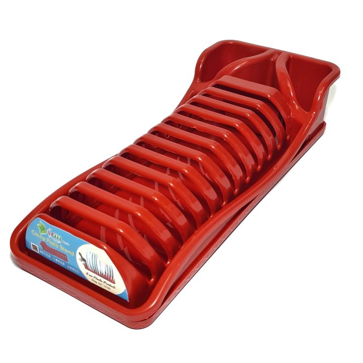 Plastic%20Plate%20Stand%20Dish%20Rack%20Plate%20Holder%20Rack%20Kitchen%20Rack%20Oven%20Cover%20-%20Organize%20Your%20Kitchenware%20With%20This%20Multi-Functional%20Rack%20And%20Cover%20-%20Image%203