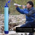 1Pc Portable Outdoor Water Purifier Camping Hiking Emergency Survival Water Filter filtration Straws.