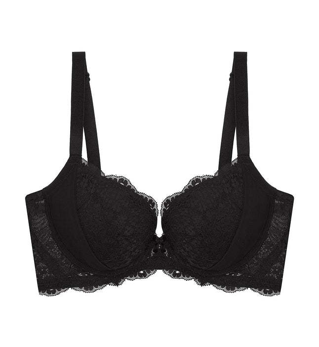 Delicate Secrets Black Lace Soft Stylish Foam Bra For Women- 01 Piece
