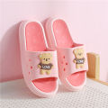 Cute Thick Sole Korean Edition Student Shoes Home, Sleeping Room, Sliding resistant Bathroom, High Heel Cool Slippers for Women's Summer Outwear.