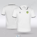 Leeds United Short Sleeve Polo Football Jersey For Men - PP Micro Polo t shirt - Leeds United Jersey 2025-26.