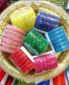 velvet kacher bangles package 1 (set of 7) bangles for girls. 